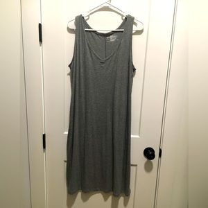 Gray Large Dress Slit